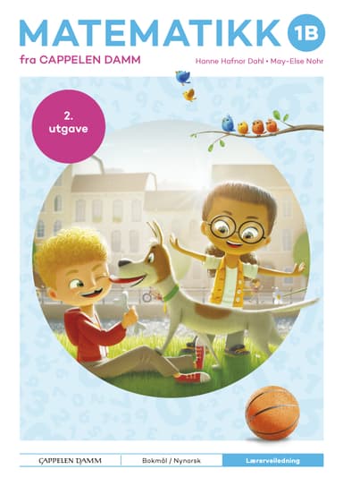Omslag av "Matematikk 1B fra Cappelen Damm Lærerveiledning"
