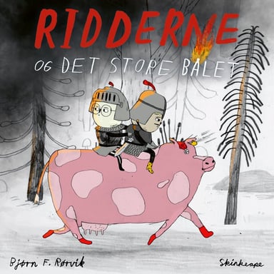 Omslag av "Ridderne og det store bålet"