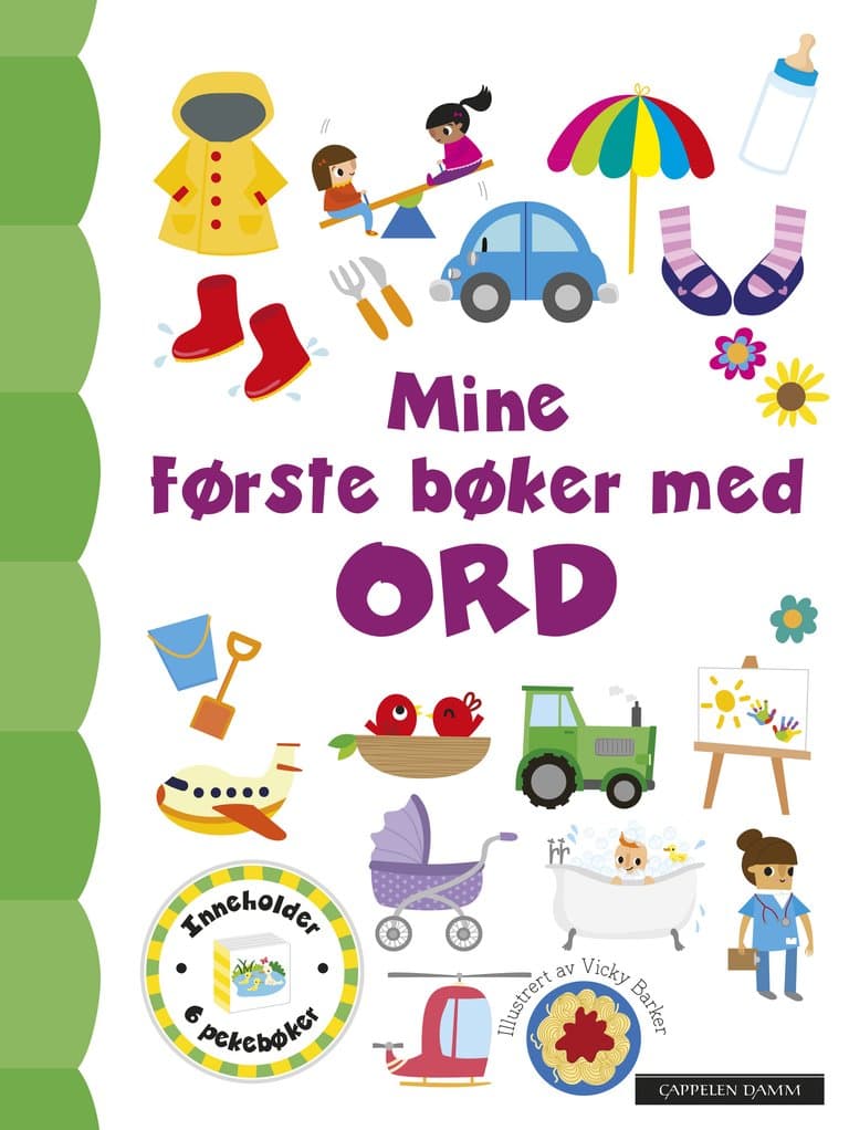 Omslag Mine første bøker med ORD (Eske)