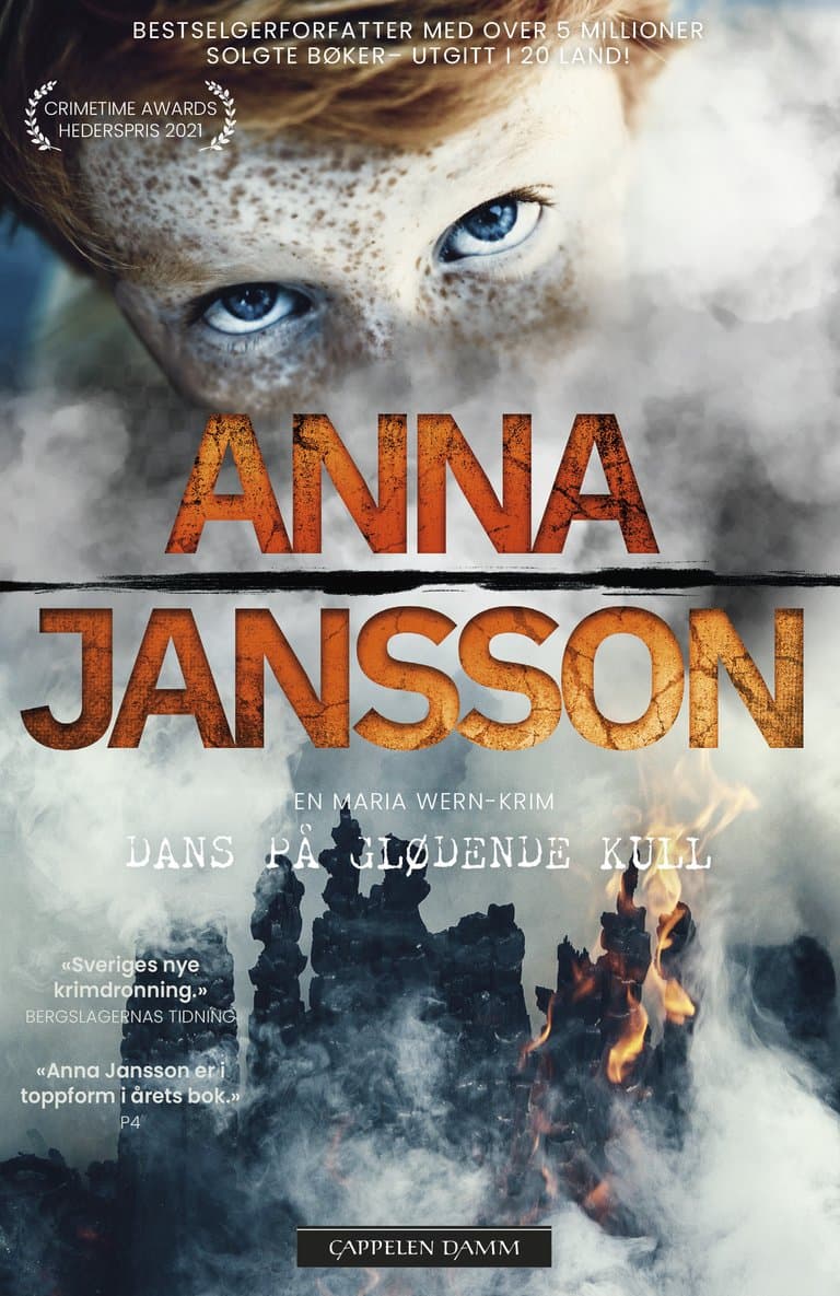 Omslag Dans på glødende kull av Anna Jansson (Heftet)