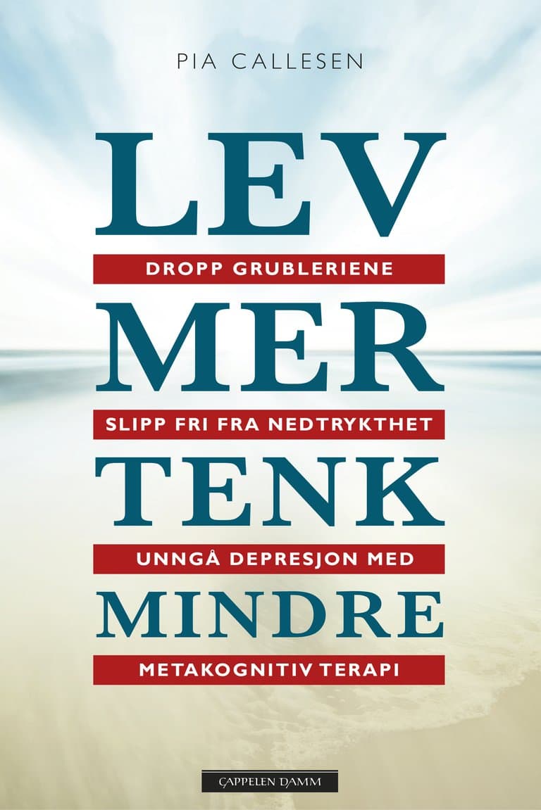 Omslag Lev mer tenk mindre av Pia Callesen (Innbundet)