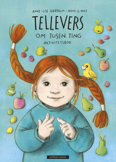 Omslag av "Tellevers om tusen ting Aktivitetsbok"