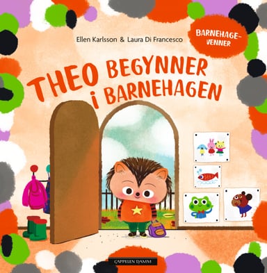 Omslag av "Theo begynner i barnehagen"