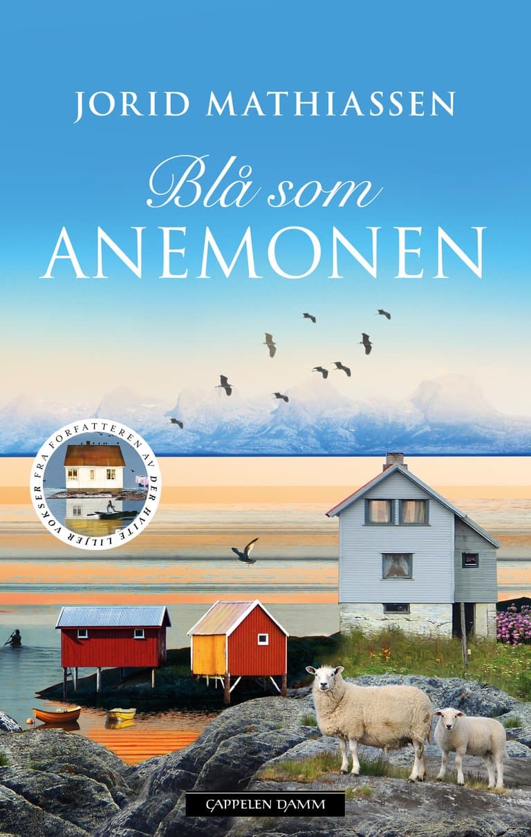 Omslag Blå som anemonen av Jorid Mathiassen (Innbundet)