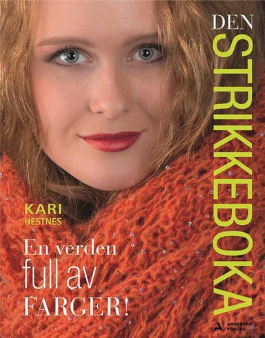 Omslag av "Den strikkeboka"