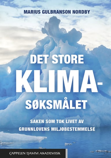 Omslag av "Det store klimasøksmålet"