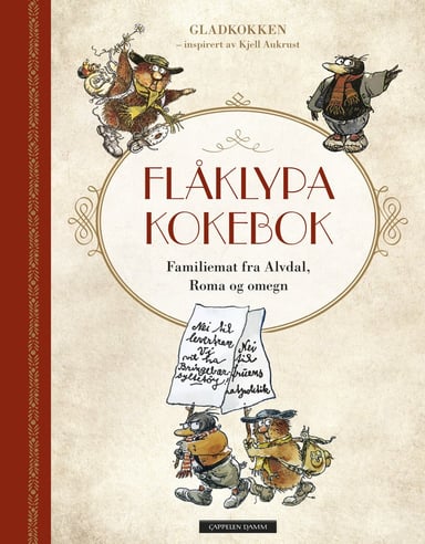 Omslag av "Flåklypa kokebok"