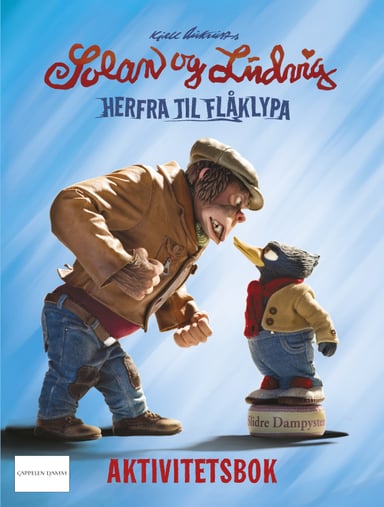 Omslag av "Herfra til Flåklypa Aktivitetsbok"