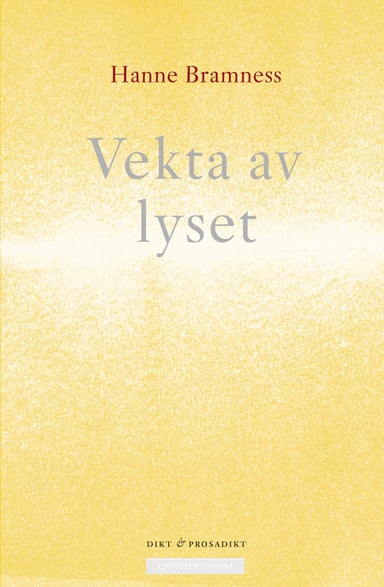 Omslag av "Vekta av lyset"