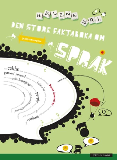 Omslag av "Den store faktaboka om språk - ny utgave"