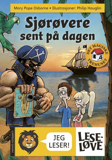 Omslag av "Leseløve - Sjørøvere sent på dagen"