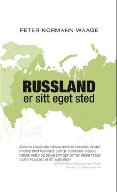 Omslag av "Russland er sitt eget sted"