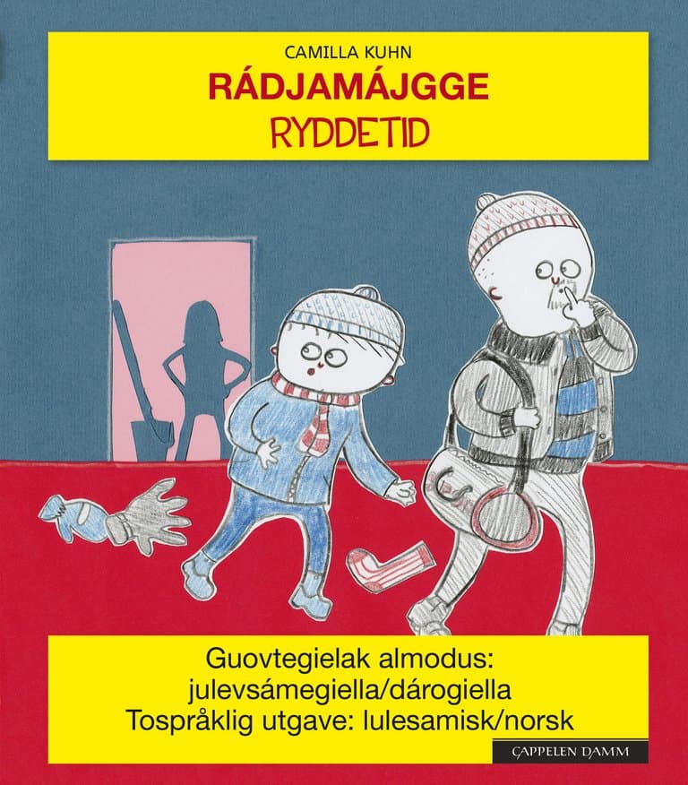 Omslag Ryddetid Rádjamájgge lulesamisk/norsk av Camilla Kuhn (Innbundet)