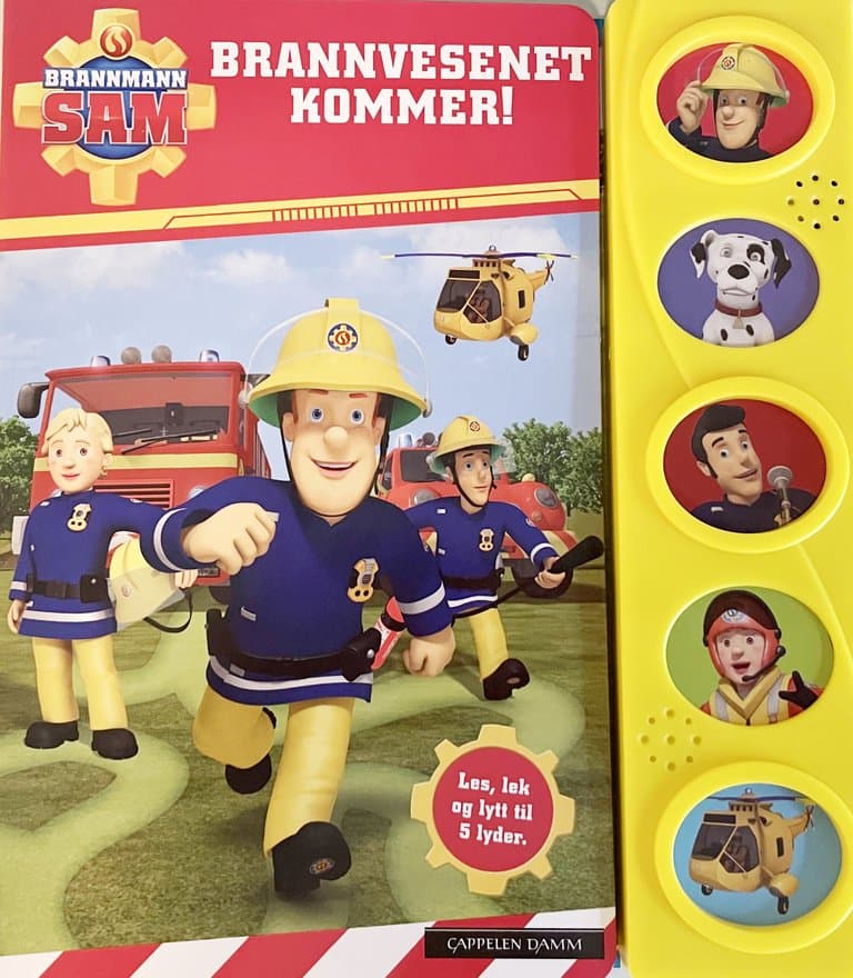Omslag Brannmann Sam: Brannvesenet kommer! (Innbundet)