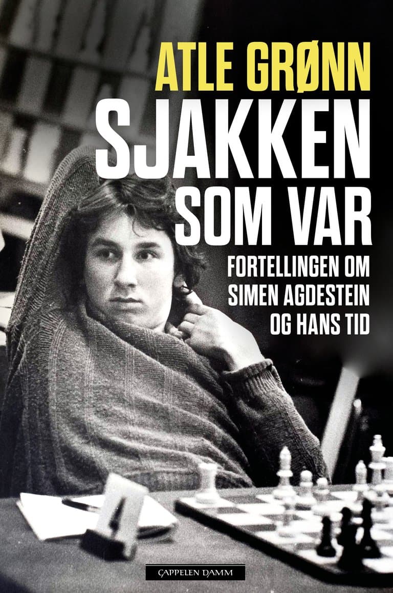 Omslag Sjakken som var av Atle Grønn (Innbundet)