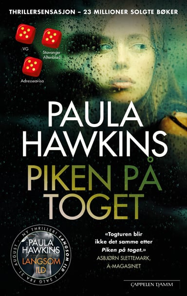 Omslag av "Piken på toget"