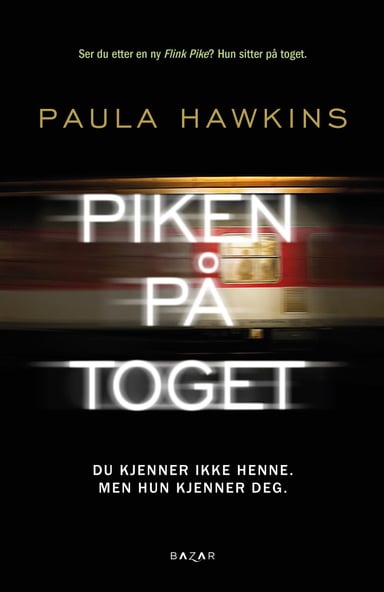 Omslag av "Piken på toget"