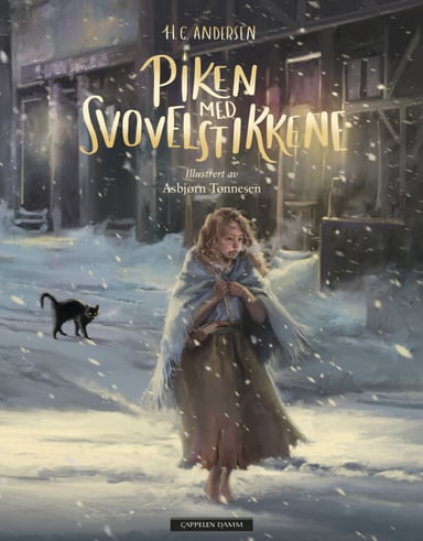 Omslag av "Piken med svovelstikkene"