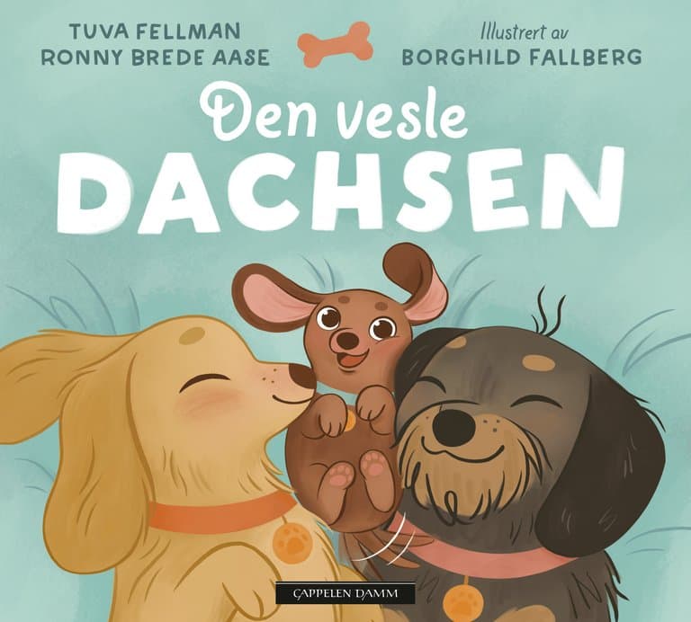 Omslag Den vesle dachsen av Tuva Fellman og Ronny Brede Aase (Innbundet)