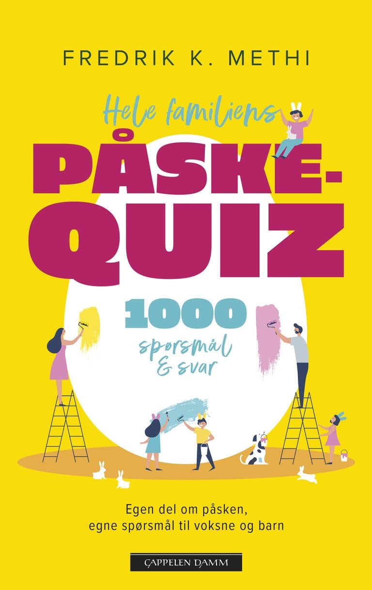 Omslag Hele familiens påskequiz 2023 av Fredrik K. Methi (Heftet)