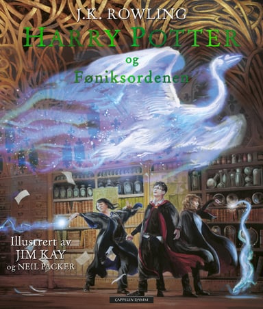 Omslag av "Harry Potter og Føniksordenen"