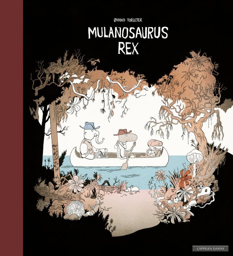 Omslag Mulanosaurus Rex av Øyvind Torseter (Innbundet)