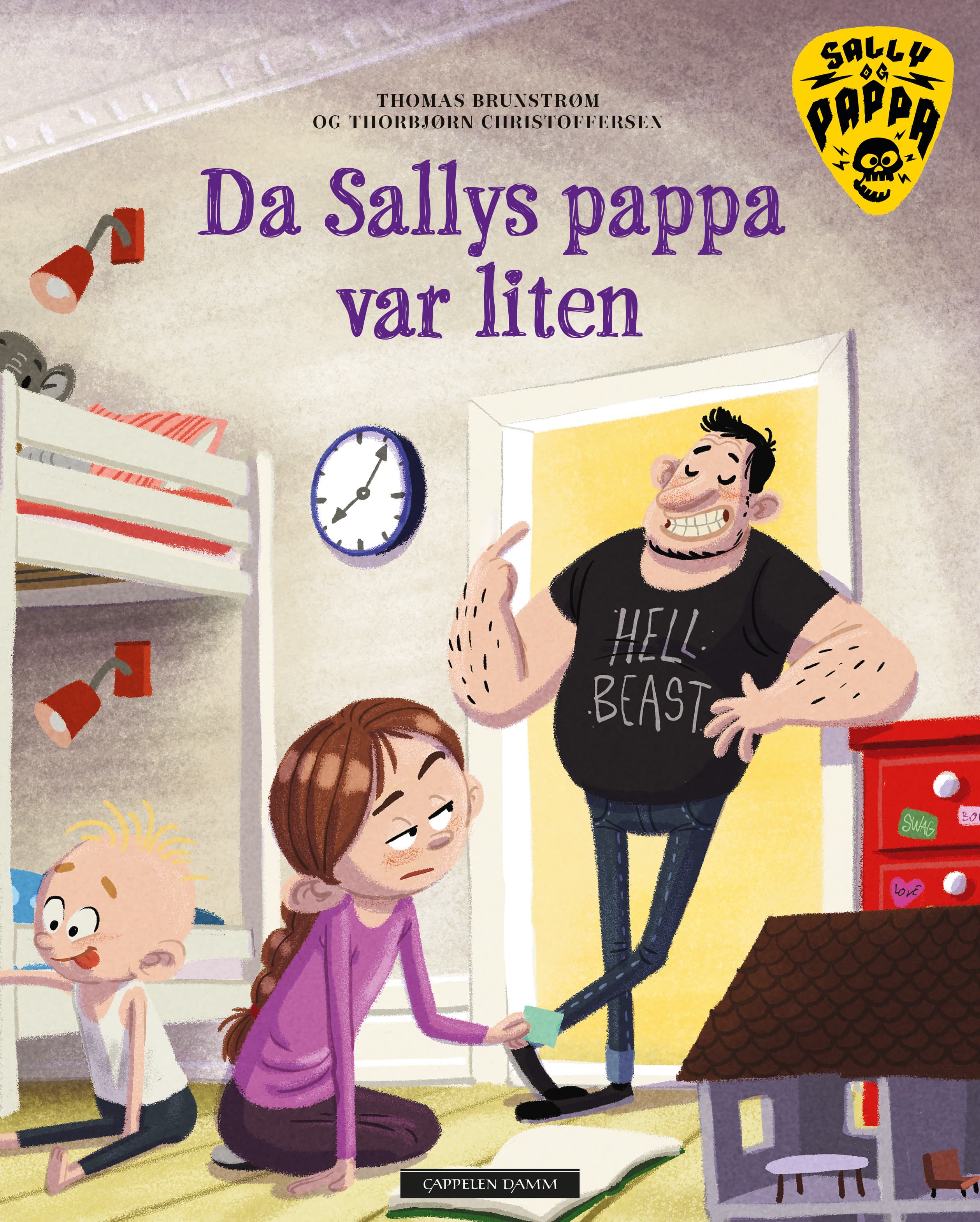 Omslag Da Sallys pappa var liten av Thomas Brunstrøm (Innbundet)