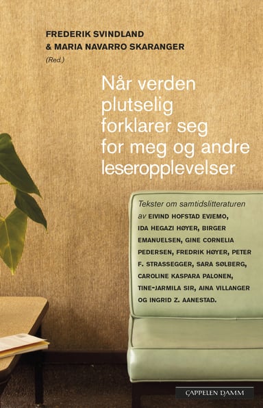Omslag av "Når verden plutselig forklarer seg for meg, og andre leseropplevelser"