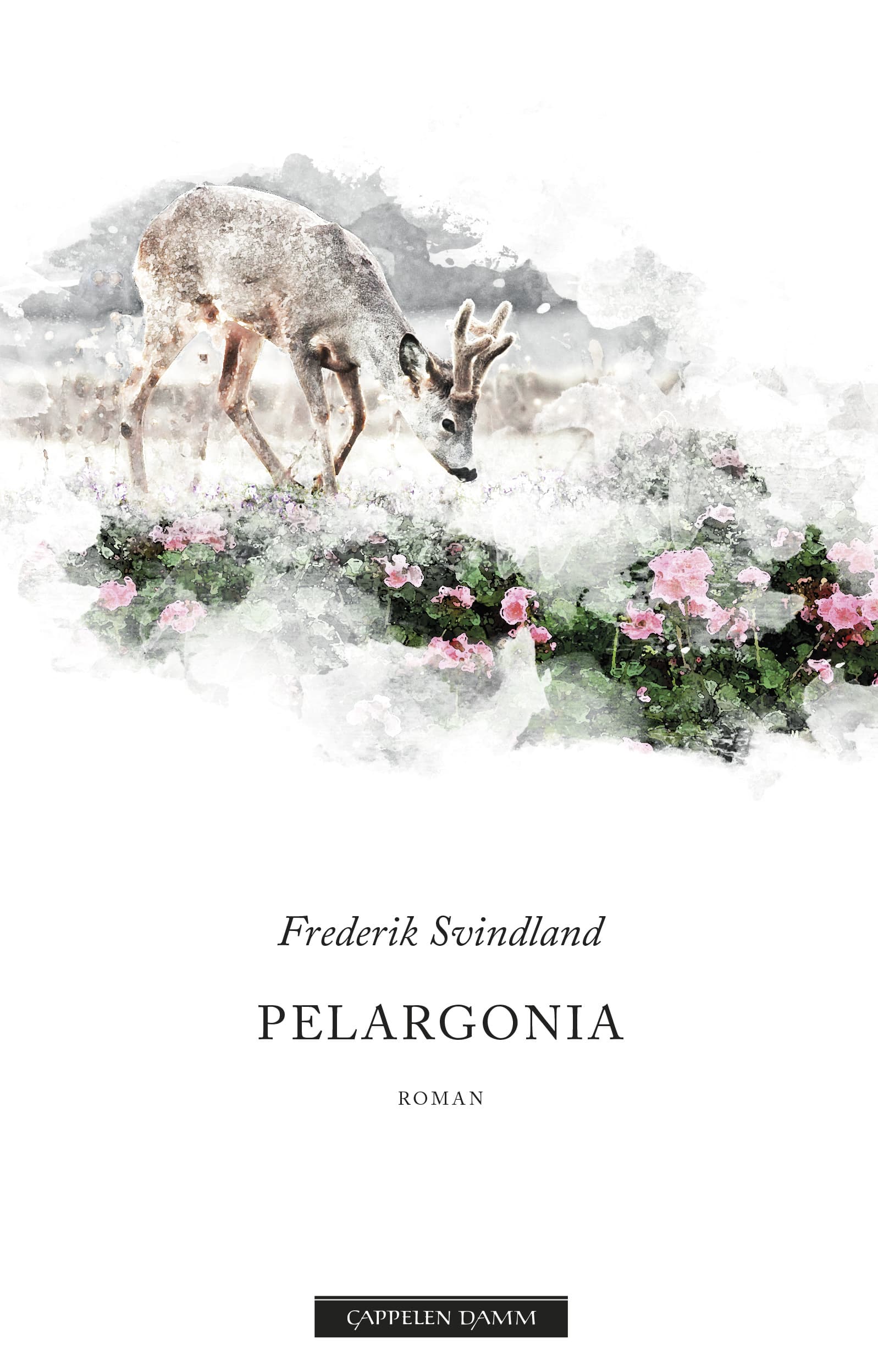 Omslag Pelargonia av Frederik Svindland (Heftet)