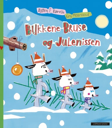 Omslag av "Bukkene Bruse og julenissen"