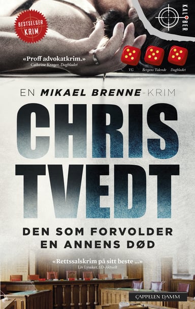 Omslag av "Den som forvolder en annens død"
