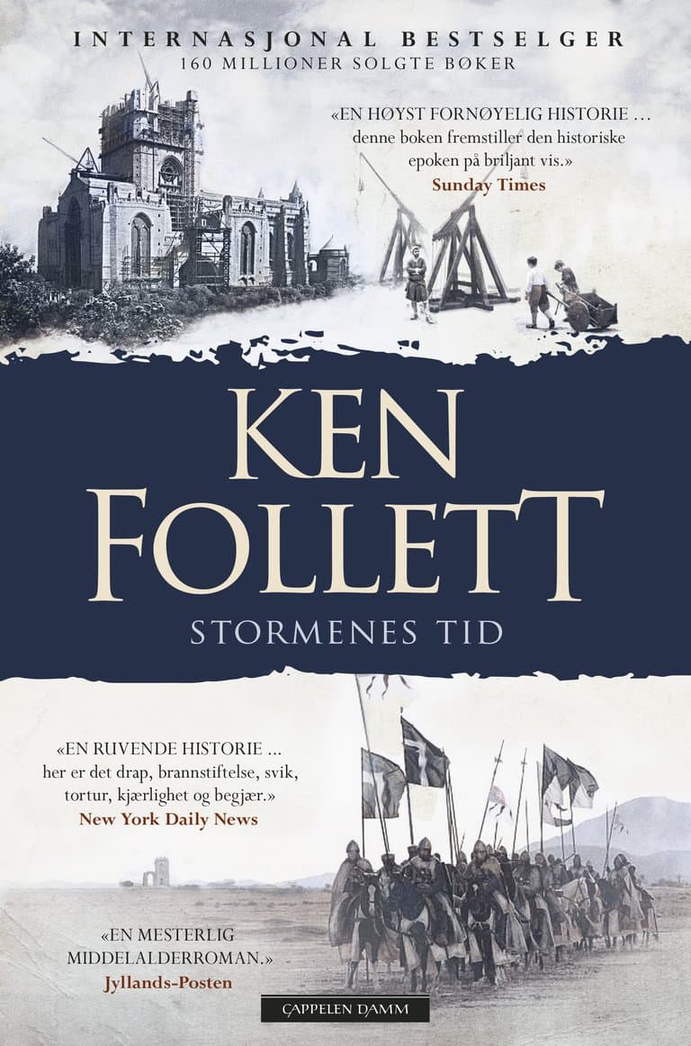 Omslag Stormenes tid av Ken Follett (Heftet)