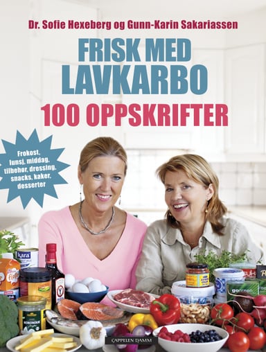Omslag av "Frisk med lavkarbo - 100 oppskrifter"