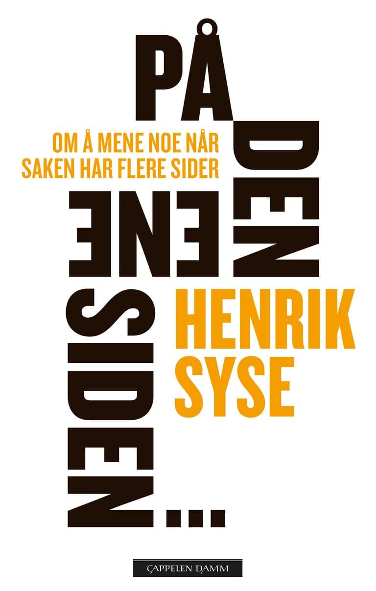 Omslag På den ene siden ... av Henrik Syse (Innbundet)