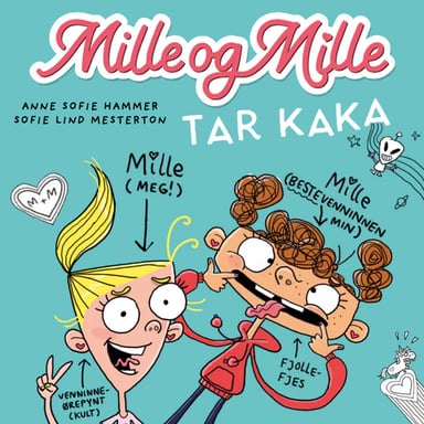 Omslag av "Mille og Mille tar kaka"