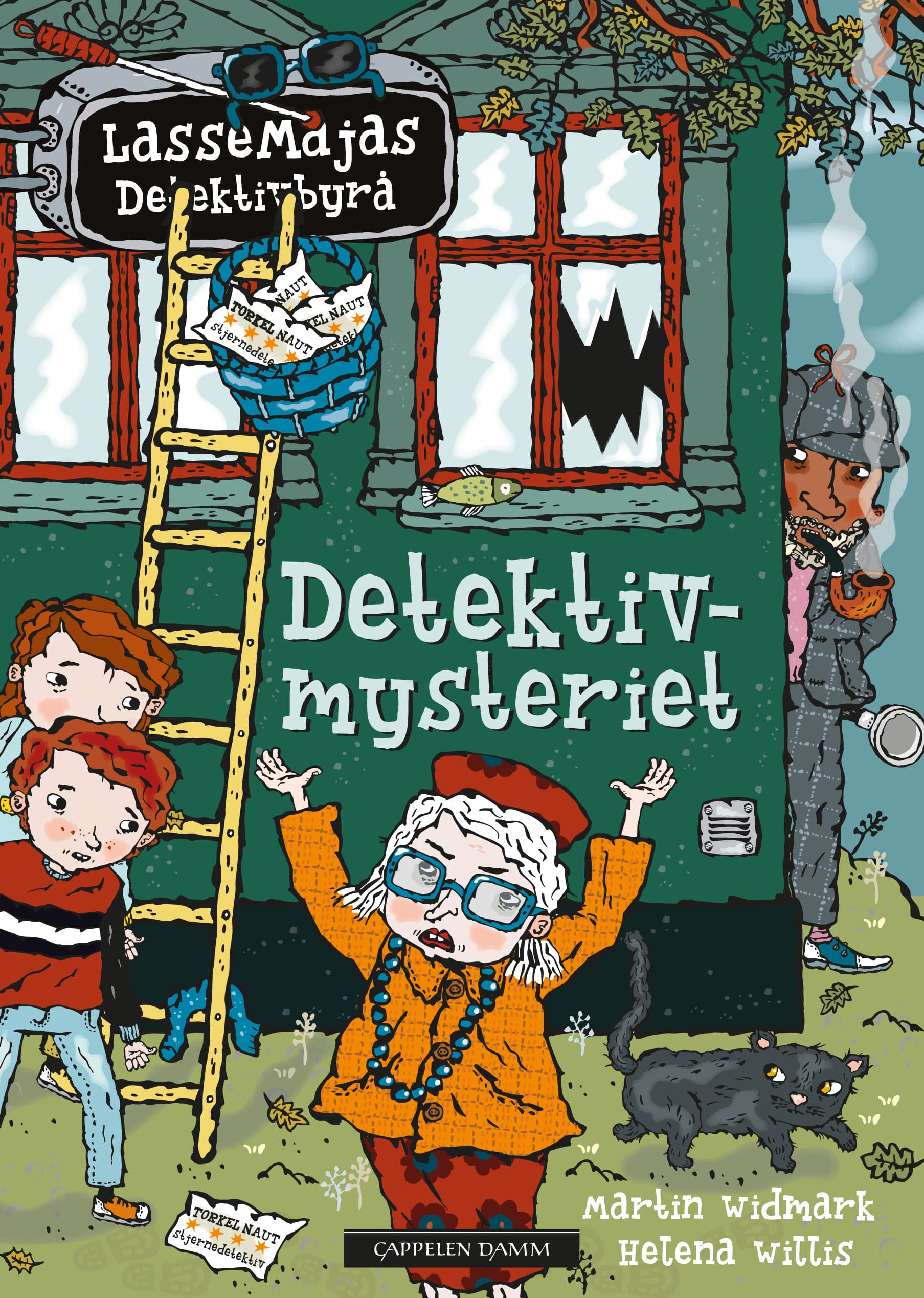 Omslag LasseMaja - Detektivmysteriet av Martin Widmark (Innbundet)