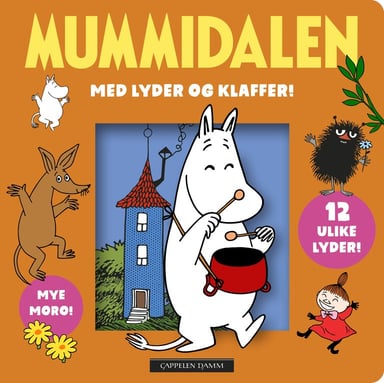 Omslag av "Mummidalen med lyder og klaffer!"