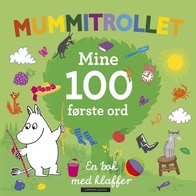 Omslag av "Mummitrollet - Mine 100 første ord"