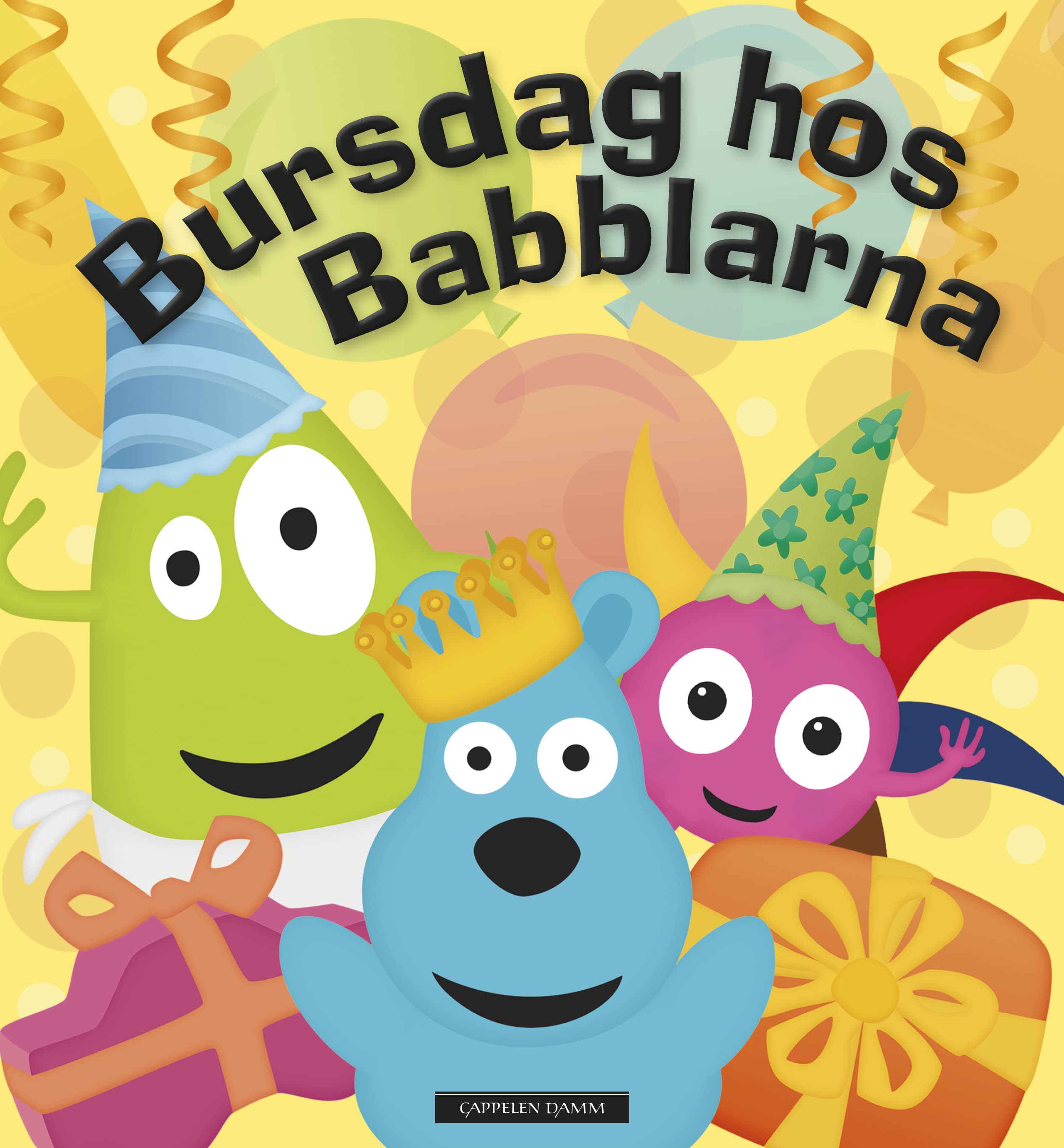 Omslag Bursdag hos Babblarna av Anneli Tisell (Innbundet)