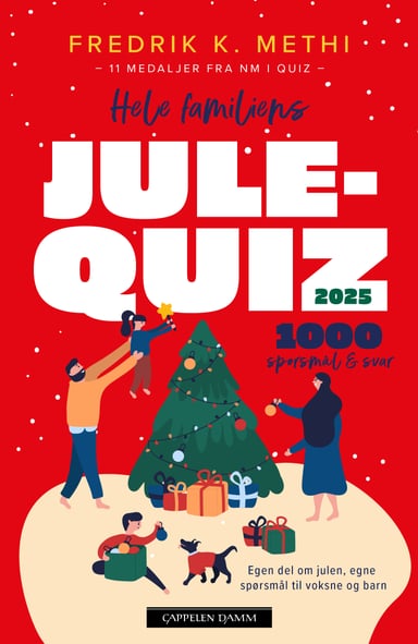 Omslag av "Hele familiens julequiz 2025"
