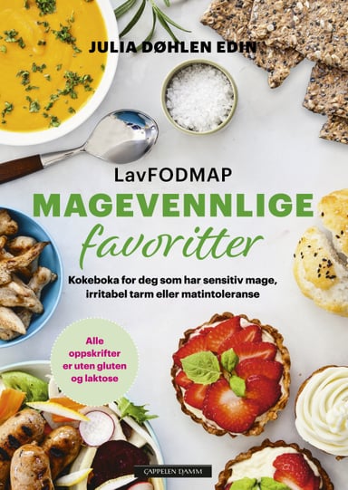 Omslag av "LavFODMAP - Magevennlige favoritter"
