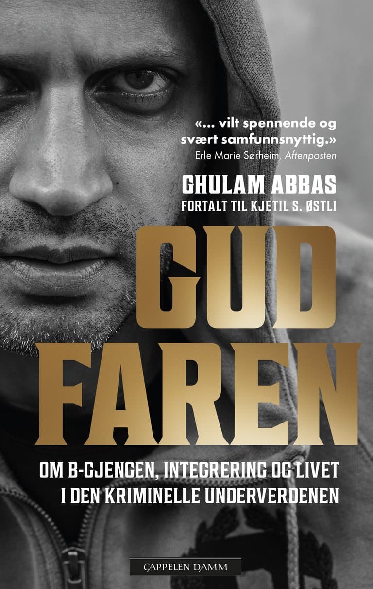 Omslag Gudfaren av Ghulam Abbas og Kjetil Stensvik Østli (Innbundet)