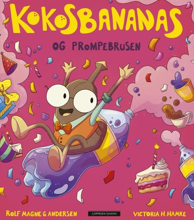 Omslag av "Kokosbananas og prompebrusen"