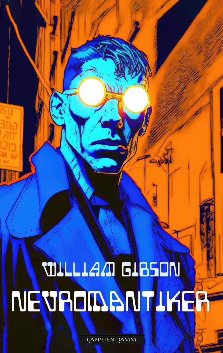 Omslag Nevromantiker av William Gibson (Innbundet)