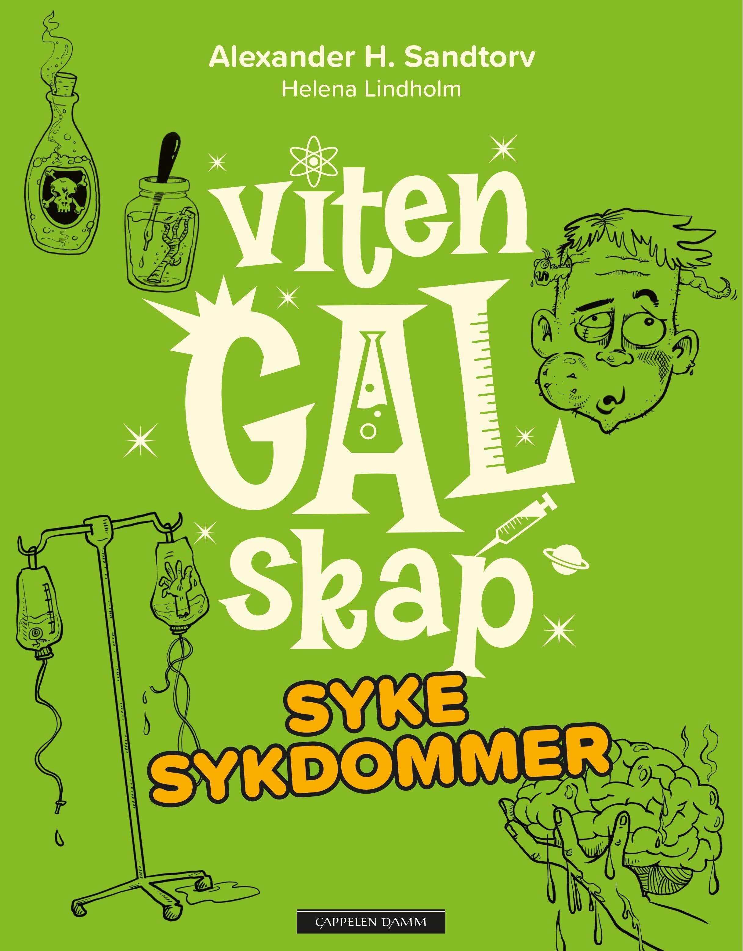 Omslag VitenGALskap 2: Syke sykdommer av Alexander H. Sandtorv (Innbundet)
