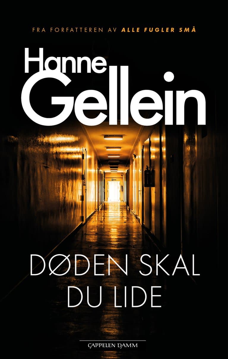 Omslag Døden skal du lide av Hanne Gellein (Innbundet)