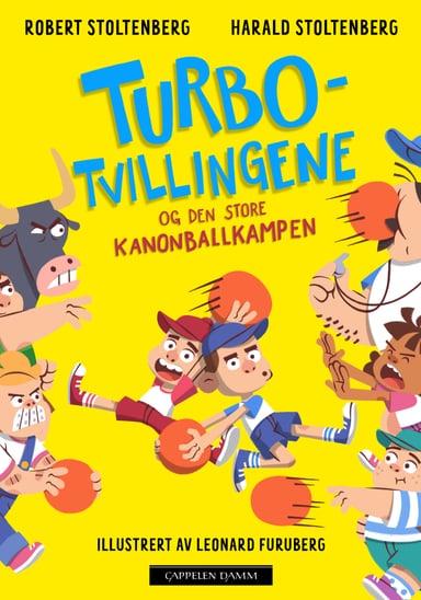 Omslag av "Turbotvillingene og den store kanonballkampen"
