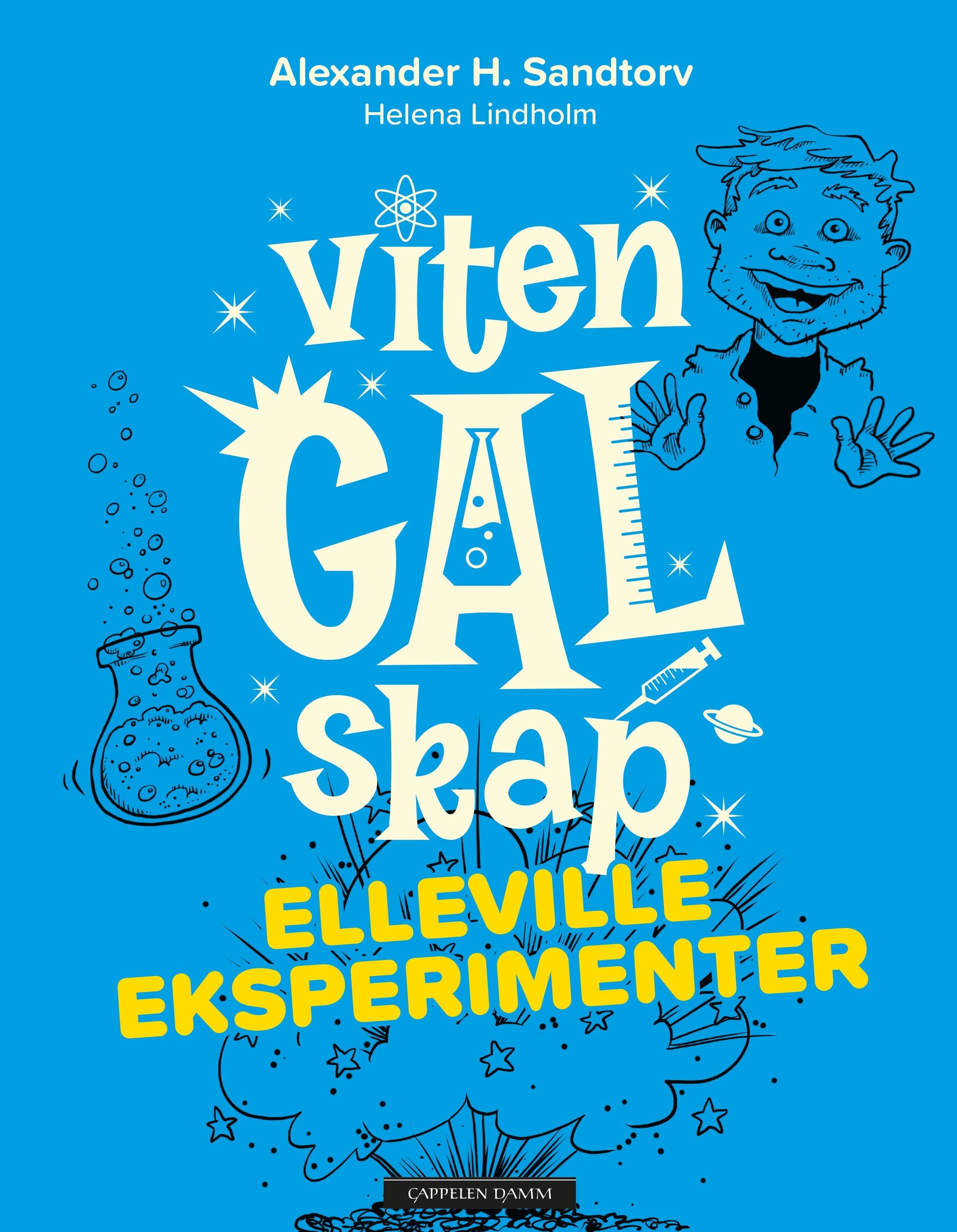Omslag VitenGALskap 1: Elleville eksperimenter av Alexander H. Sandtorv (Innbundet)