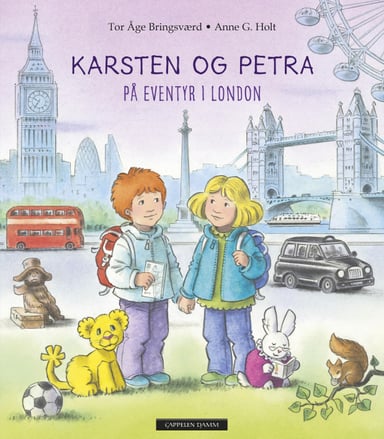 Omslag av "Karsten og Petra på eventyr i London"