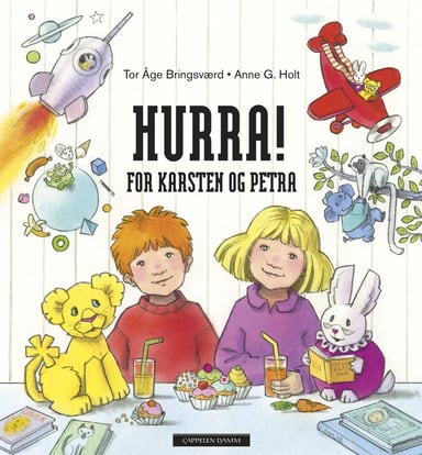 Omslag av "Karsten og Petra: Hurra! for Karsten og Petra"